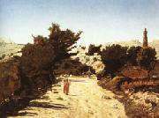 Paul-Camille Guigou La Gineste Road oil painting